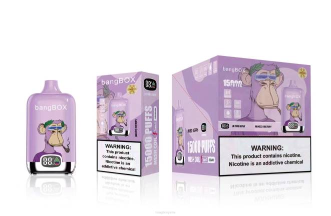 Bang Box Perú 22DR41 bayas mixtas | Bang Box 15000 bocanadas