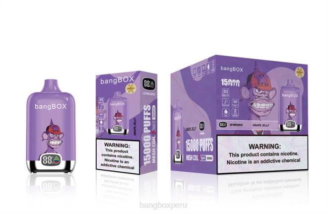 Bang Box Perú 22DR49 gelatina de uva | Bang Box 15000 bocanadas