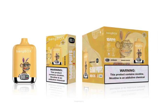 Bang Box Sabores 22DR48 mango en hielo | Bang Box 15000 bocanadas