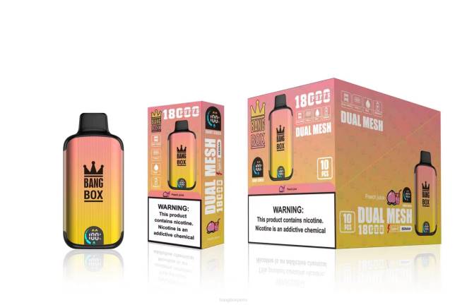 Bang Box Lima 22DR91 jugo de durazno | Bang Box 18000 bocanadas