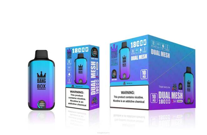 Bang Box Lima 22DR95 hielo de triple baya | Bang Box 18000 bocanadas