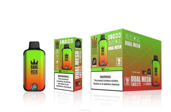 Bang Box Perú 22DR93 manzana doble | Bang Box 18000 bocanadas