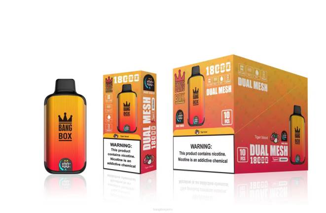 Bang Box Precio 22DR94 sangre de tigre | Bang Box 18000 bocanadas