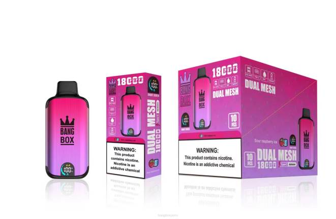 Bang Box Precio 22DR98 hielo de frambuesa agria | Bang Box 18000 bocanadas