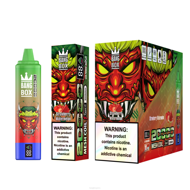 Bang Box Sabores 22DR52 sandia fresa | Bang Box Pantalla inteligente de 20000 inhalaciones