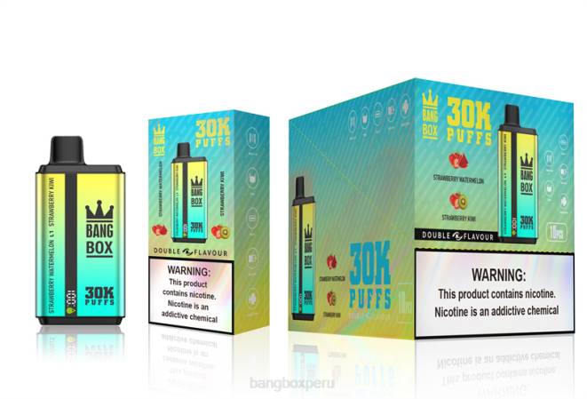 Bang Box Sabores 22DR64 sandía fresa y kiwi fresa | Bang Box 30000 inhalaciones de dos sabores.
