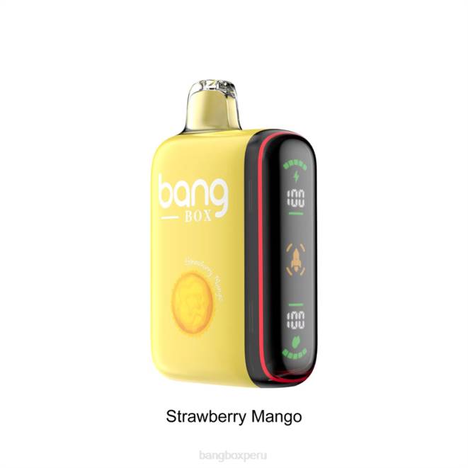 Bang Box Lima 22DR35 mango fresa | Bang Box Pantalla de potencia inteligente de 9000-18000 inhalaciones