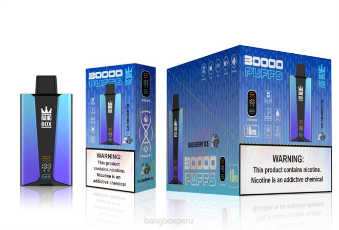 Bang Box Lima 22DR79 hielo de arándanos | Bang Box Pantalla inteligente de 30000 inhalaciones