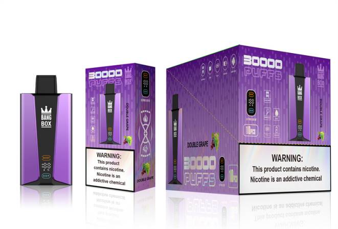 Bang Box Perú 22DR85 uva doble | Bang Box Pantalla inteligente de 30000 inhalaciones