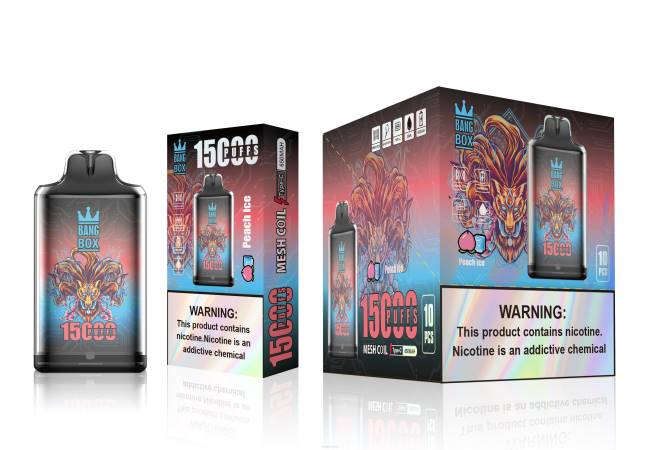 Bang Box Precio 22DR102 hielo de durazno | Bang Box s1-15000 bocanadas