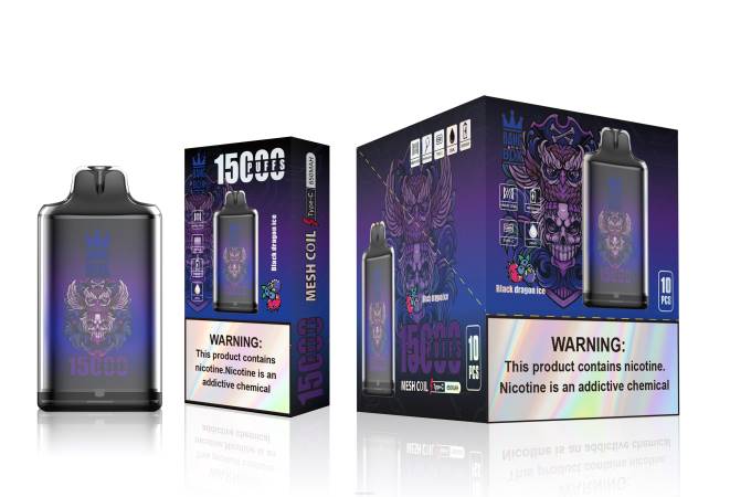 Bang Box Precio 22DR110 hielo del dragón negro | Bang Box s1-15000 bocanadas