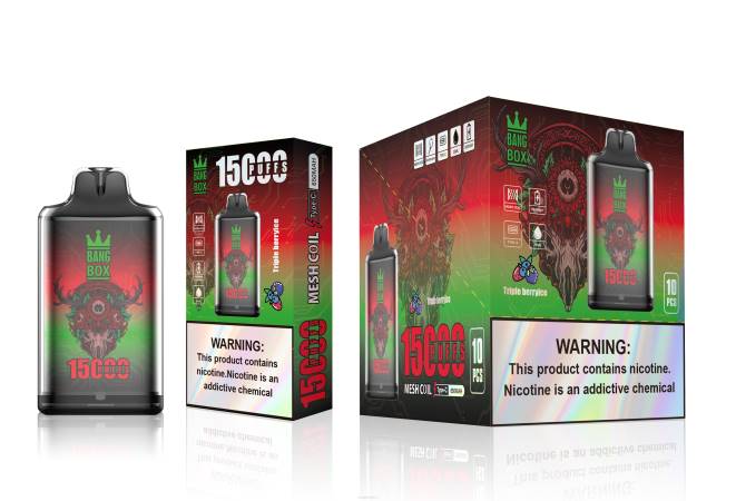 Bang Box Sabores 22DR104 hielo de triple baya | Bang Box s1-15000 bocanadas