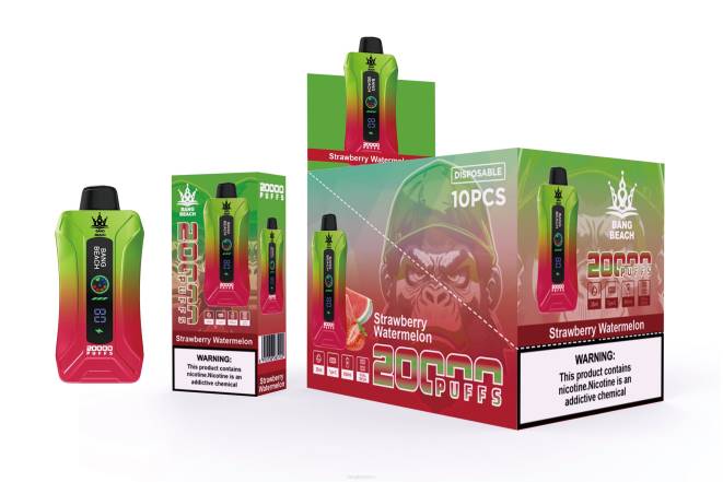 Bang Box Lima 22DR3 sandia fresa | Bang Beach vape elegante de la pantalla de 20000 soplos